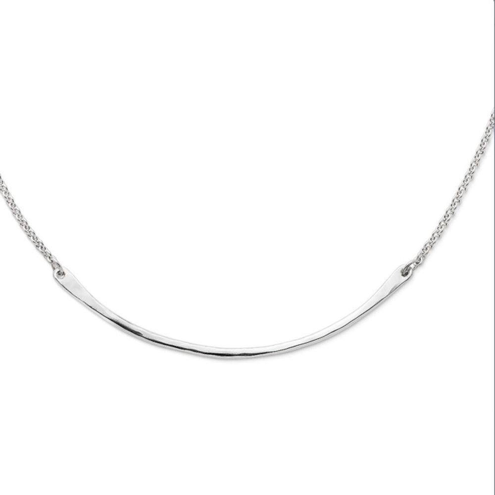 JamesAvery hammered crescent charm holder necklace